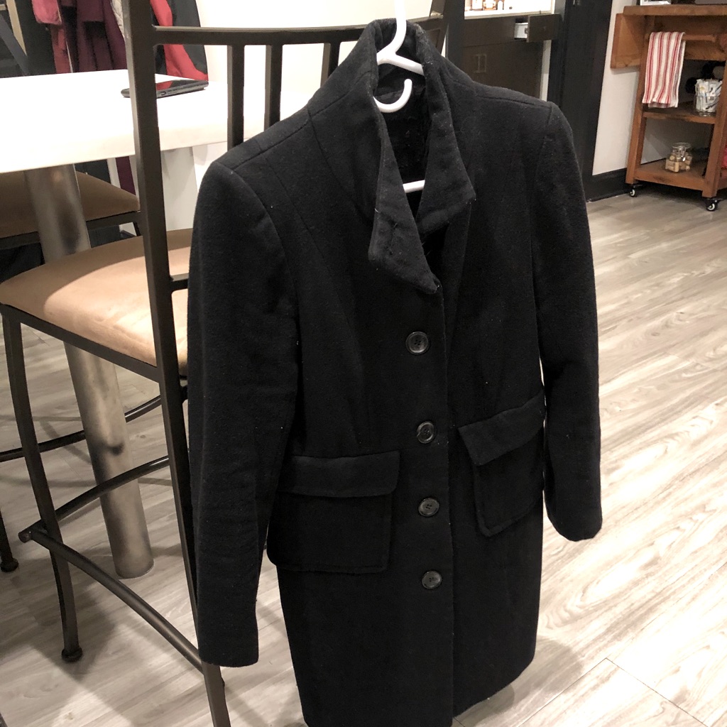 Black Button-Down Jacket